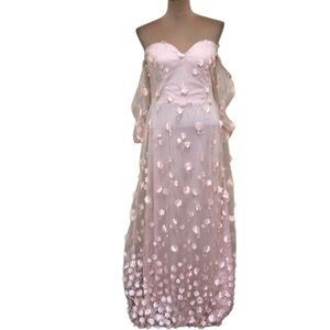 Sale!!! Fashion Nova Pink Floral Maxi Dress